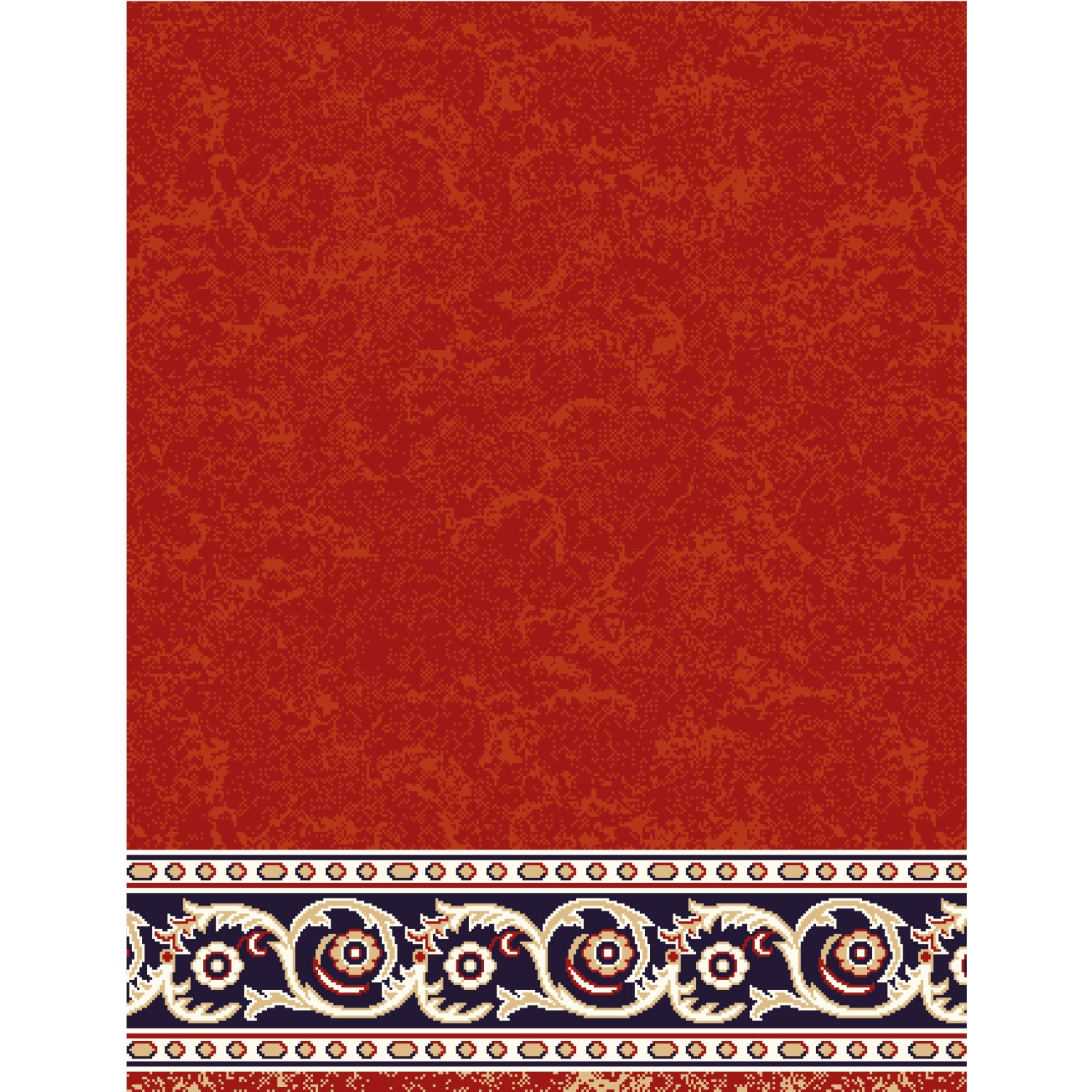 Tavus Halı - CS2042 Wool Mosque Carpet