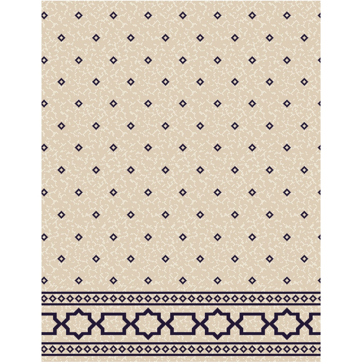 Tavus Halı - CS2048 Wool Mosque Carpet