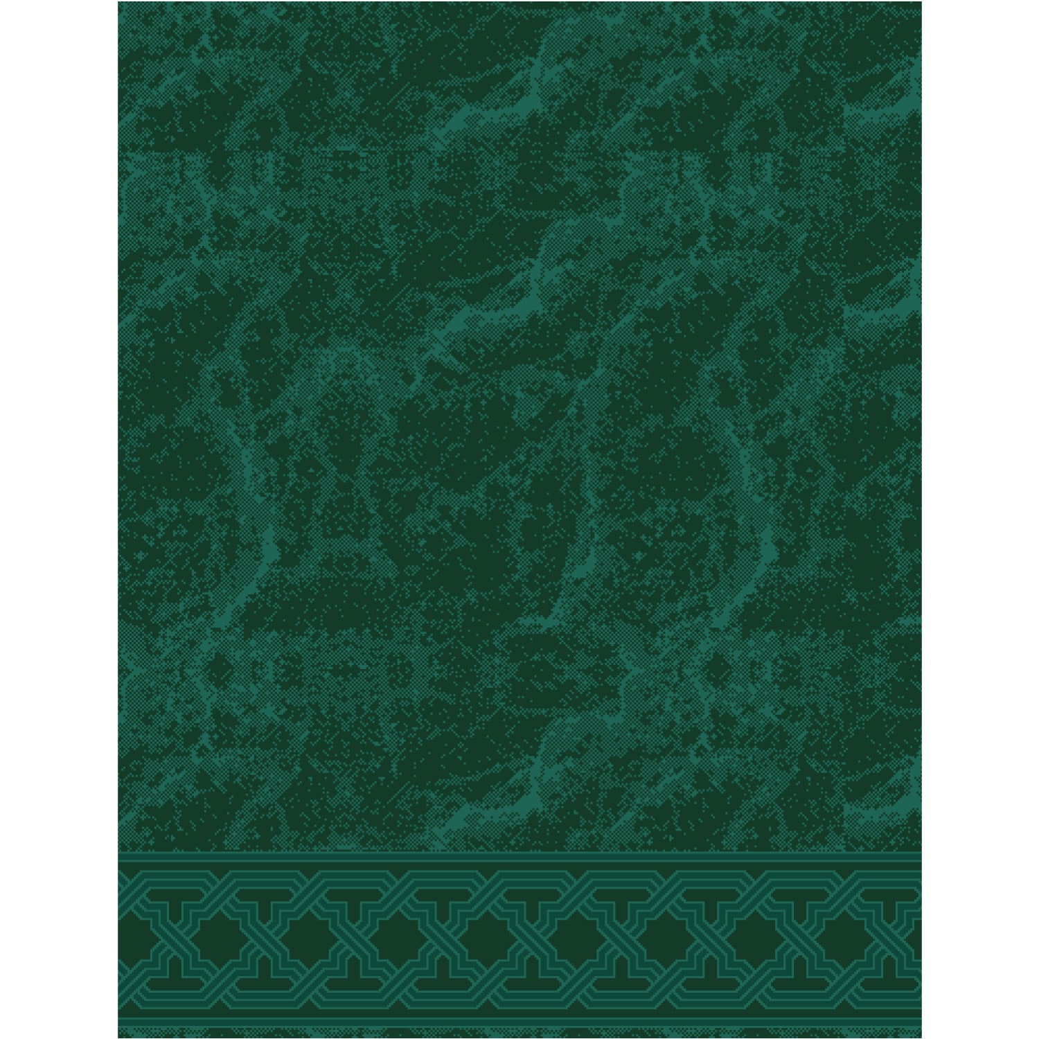 Tavus Halı - CS2053 Wool Mosque Carpet
