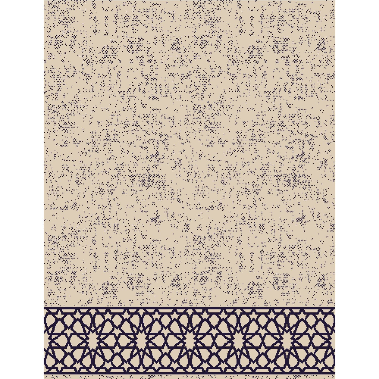 Tavus Halı - CS2060 Wool Mosque Carpet