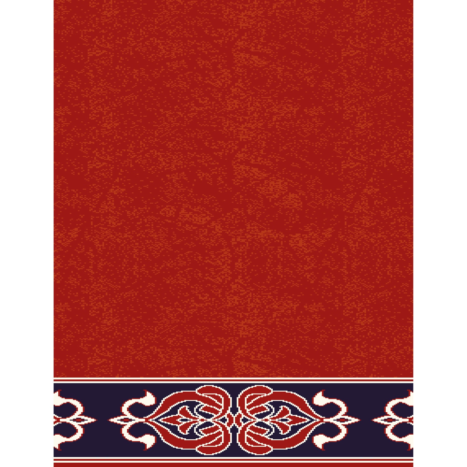 Tavus Halı - CS2068 Wool Mosque Carpet